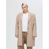 SELECTED Tussenmantel 'SLFNew Alma'  beige gemêleerd