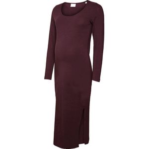 Jurk - U-Hals - Lange Mouwen - Midi-Lengte - Bodycon Fit