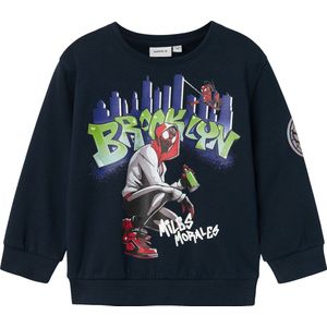 Sweatshirt - Peter Parker - Geborstelde Sweatstof - Ronde Hals - Lange Mouwen