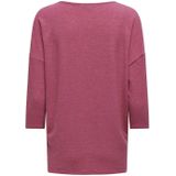 Top - O-hals - 3/4 Mouwen - Losse Pasvorm - Polyester
