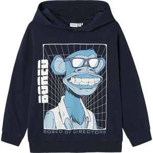 Bored of Directors - Sweatshirt - Hoodie - Zwart - Geborstelde Sweatstof