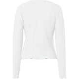 Cardigan - Cloud Dancer - Knoopsluiting - Lange Mouwen