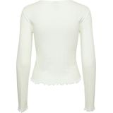 Cardigan - Cloud Dancer - Knoopsluiting - Lange Mouwen