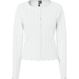 Cardigan - Cloud Dancer - Knoopsluiting - Lange Mouwen