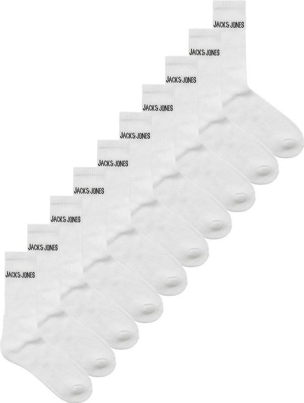Jack & Jones - Sport Sokken - Zwart - Gerecycled Katoen - 10-Pack