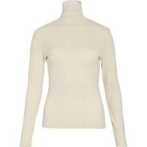 Vila T-shirt Vijolini Roll Neck L s Top r 14102279 Birch Dames