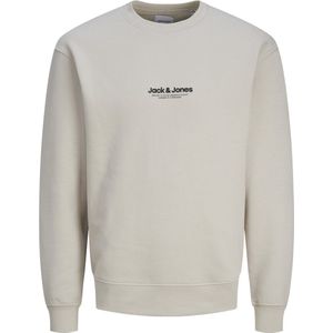 Jack & Jones - Heren Sweaters Vesterbro Sweat Crew Neck - Beige - Maat XXL