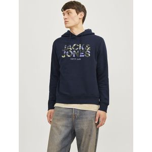 Jack & Jones - Jwhjames Sweat Hood - Grijs - Katoen