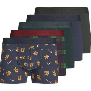 Jack & Jones - Boxershorts - Multi - Nauwsluitend - Stretchkatoen - 5-Pack