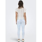 Onlgabina - Top - Zacht Groen - Katoen - Chinese Boord - Kapmouwen