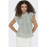 Onlgabina - Top - Blousetops - Chinese Boord - Kapmouwen - Regular Fit