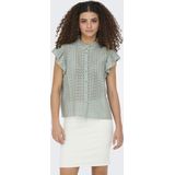 Onlgabina - Top - Blousetops - Chinese Boord - Kapmouwen - Regular Fit