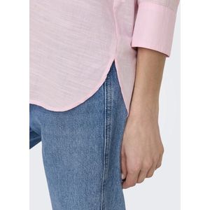 Overhemd - Zacht Roze - Katoen - Lange Mouwen - Regular Fit