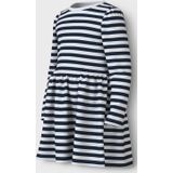 NAME IT Jurk 'NMFVivia'  navy / wit