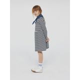 NAME IT Jurk 'NMFVivia'  navy / wit