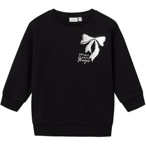 Name It Sweatshirt - NmfRenata - Zwart - Name It - 1½ jaar (86) - Sweatshirt