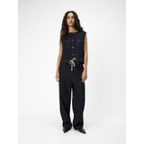 OBJECT - OBJCAMILLA - Gilet - Donkerblauw - Mouwloos - Katoen