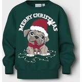 Name it Nmmvismas Ls Nreg Sweat Bru Jongens Trui