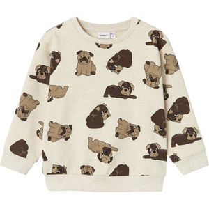 Name It mini jongens trui RASMUS Peyote Melange Regular Fit