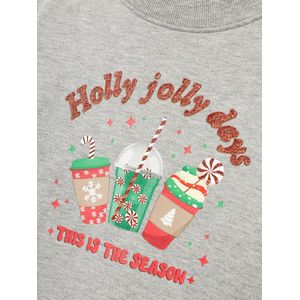 Name it Nkfruljul Ls Nreg Sweat Bru Box Meisjes Trui