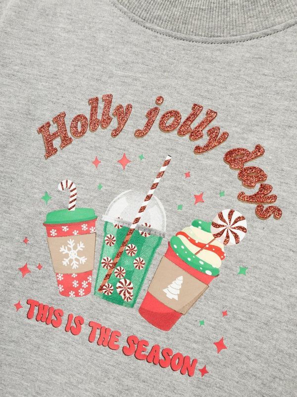 Name it Nkfruljul Ls Nreg Sweat Bru Box Meisjes Trui