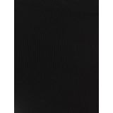 MAMA.LICIOUS - MLALANIS - Naadloze Rib Rok - Zwart - Hoge Tailleband