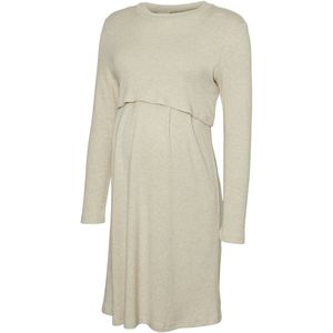 Jurk - Hoge Hals - Lange Mouwen - Voedingsfunctie - Regular Fit