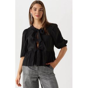 OBJECT - Blouse 'Janni' - Zwart - Blouseshirt
