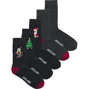Jack & Jones Heren Kerst Sokken JACXMAS - 5-Pack Giftbox
