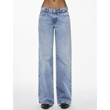Pcselma - Lw Wide Fit - Jeans - Vervaagde Lichtblauwe Wassing - Regular Fit