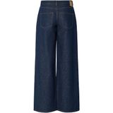 PIECES - Selma - Jeans - Donkerblauw - Wide Leg - Mid Waist