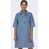 ONLY - Onlgry S/S Dress Dnm Azg Noos - Korte Damesjurk - Lichtblauw - Jeans