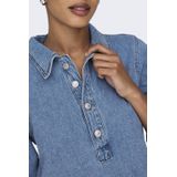 ONLY - Onlgry S/S Dress Dnm Azg Noos - Korte Damesjurk - Lichtblauw - Jeans