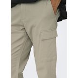ONLY & SONS Cargobroek voor heren, Chinchilla, 28W / 30L