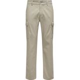 ONLY & SONS Cargobroek voor heren, Chinchilla, 28W / 30L