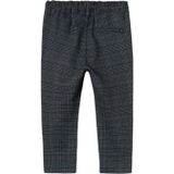 Name It mini jongens broek SILAS Dark Grey CHECKS Xslim Fit