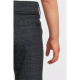 Name It mini jongens broek SILAS Dark Grey CHECKS Xslim Fit
