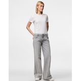 Jeans - Blauw - Rits - Lage Taille - Wide-Leg Fit