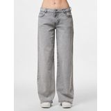 Jeans - Blauw - Rits - Lage Taille - Wide-Leg Fit