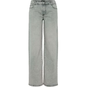 Jeans - Blauw - Rits - Lage Taille - Wide-Leg Fit