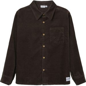 Name It jongens overhemd - Donker bruin