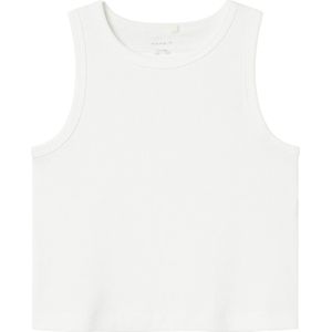 Ribgebreid - Crop Top - Gestreept - Ronde Hals - Korte Lengte