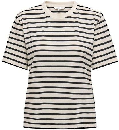 ONLY Kurzarmshirt »ONLLIVINA S/S STRIPE TEE JRS NOOS«