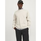 Jack & Jones - Heren Trui Bradfort Knit Crew Neck - Beige