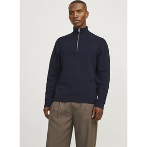 JACK & JONES - Losse Trui - Marineblauw - Katoen