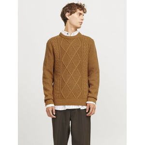 Jack&jones - Jprbludiogo Cable Knit Ln Styd Aw24 - Heren - Gebreide Truien