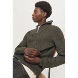 Jack & Jones Trui Jprblunorth Knit High Neck Sn 12261780 Olive Night Mannen