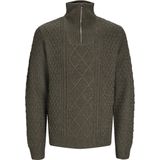 Jack & Jones Trui Jprblunorth Knit High Neck Sn 12261780 Olive Night Mannen