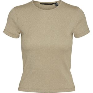 Vero Moda - Vmchloe Lurex Ss Short Top Jrs - Dames - t-Shirts