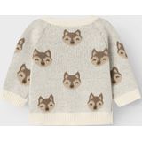 NAME IT Gebreid vest  ecru / gemengde kleuren
